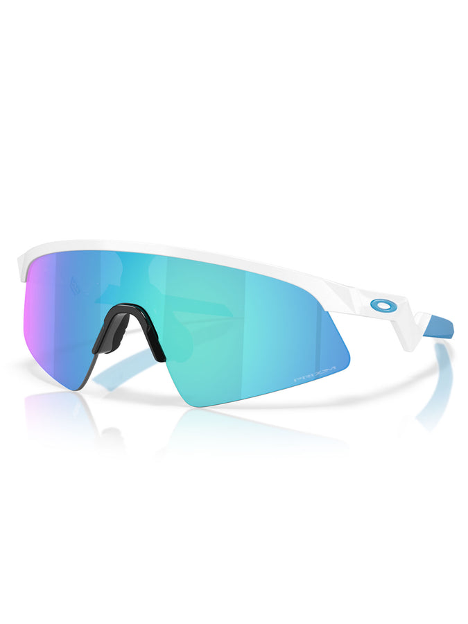 Oakley Resistor Sweep Polished Wht/Prizm Sapphire Sunglasses | POLISHED WHITE/PRIZM SAPPHIRE