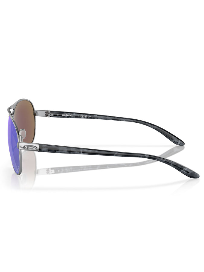Oakley Feedback Polished Chrome/Sapphire Polarized Sunglasses | POLISHED CHROME/PRIZM SAPPHIRE  