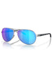 Oakley Feedback Polished Chrome/Sapphire Polarized Sunglasses