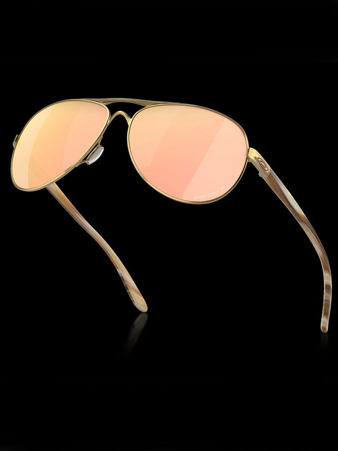 Oakley Feedback Pol Gold/Prizm Rose Gld Polarized Sunglasses | PLSH GLD/PRZM RSE GLD POL