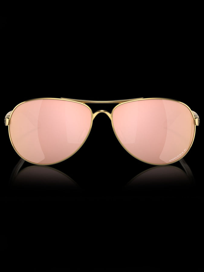 Oakley Feedback Pol Gold/Prizm Rose Gld Polarized Sunglasses | PLSH GLD/PRZM RSE GLD POL