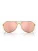 Oakley Feedback Polished Gold/Prizm Rose Gold Polarized Sunglasses