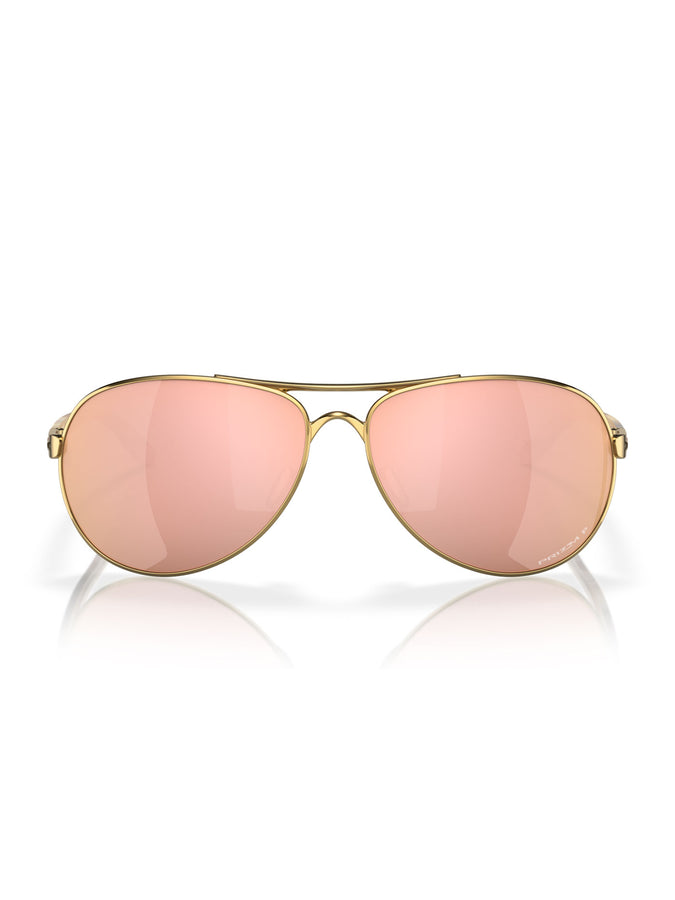 Oakley Feedback Polished Gold/Prizm Rose Gold Polarized Sunglasses | POLISHED GOLD/PRIZM ROSE GOLD