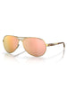 Oakley Feedback Polished Gold/Prizm Rose Gold Polarized Sunglasses