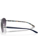 Oakley Feedback Polished Chrome/Prizm Grey Gradient Sunglasses