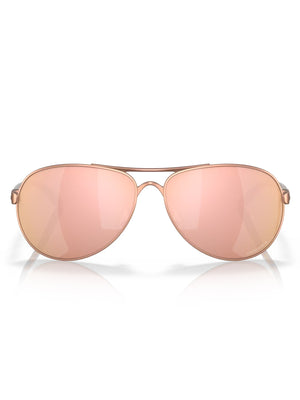 Oakley Feedback Satin Rose Gold/Prizm Rose Gold Sunglasses