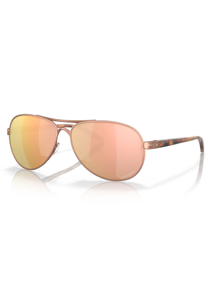 Oakley Feedback Satin Rose Gold/Prizm Rose Gold Sunglasses | SATIN ROSE GOLD/ROSE GOLD