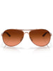 Oakley Feedback Rose Gold/Prizm Brown Gradient Sunglasses