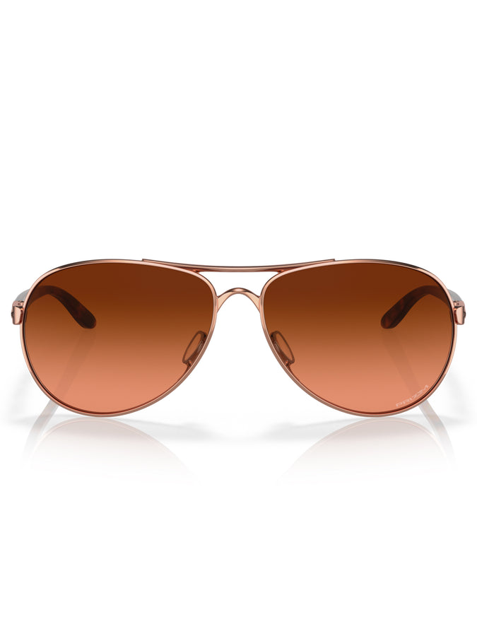 Oakley Feedback Rose Gold/Prizm Brown Gradient Sunglasses | ROSE GOLD/PRIZM BROWN