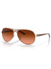 Oakley Feedback Rose Gold/Prizm Brown Gradient Sunglasses