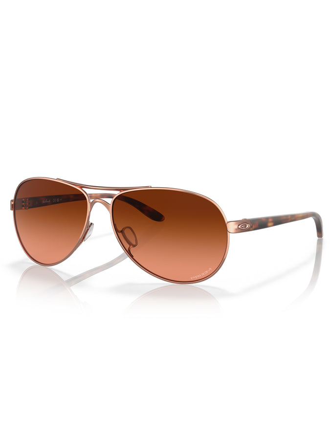 Oakley Feedback Rose Gold/Prizm Brown Gradient Sunglasses | ROSE GOLD/PRIZM BROWN