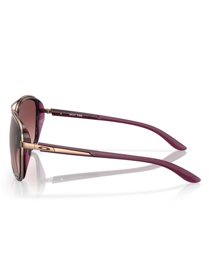 Oakley Split Time Crystal Raspberry/G40 Black Grad Sunglasses | RASPBERRY/G40 BLACK GRAD