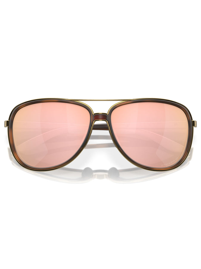 Oakley Split Time Brown/Prizm Rose Gold Polarized Sunglasses | BROWN TORTOISE/PRIZM ROSE GOLD