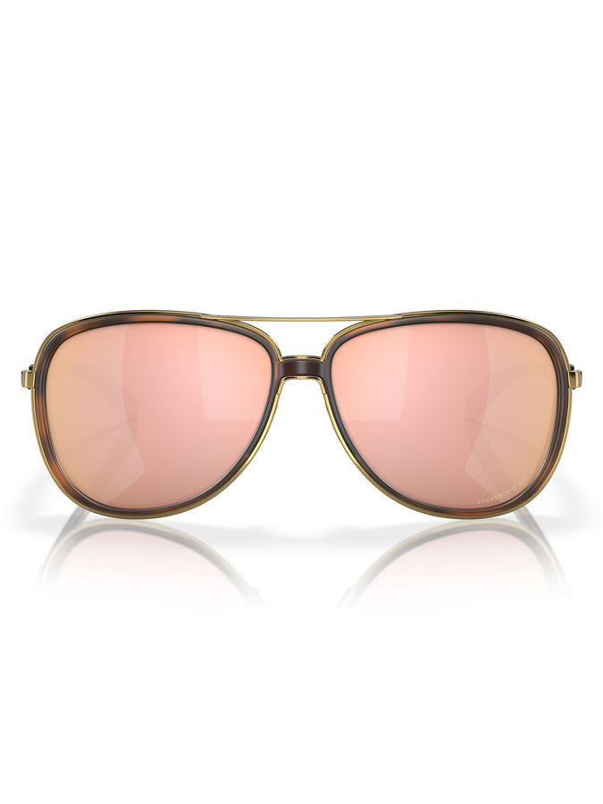 Oakley Split Time Brown/Prizm Rose Gold Polarized Sunglasses | BROWN TORTOISE/PRIZM ROSE GOLD