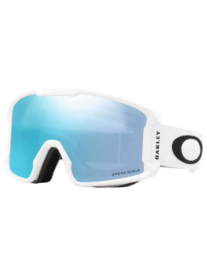 Oakley Line Miner M Matte White/Prizm Snow Sapphire Irid Goggle Winter 2027 | MATTE WHT/PRIZM SNOW SAPPHIRE
