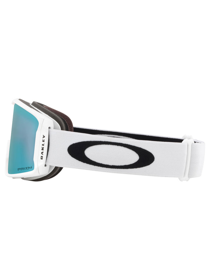 Oakley Line Miner M Matte White/Prizm Snow Sapphire Irid Goggle Winter 2027 | MATTE WHT/PRIZM SNOW SAPPHIRE