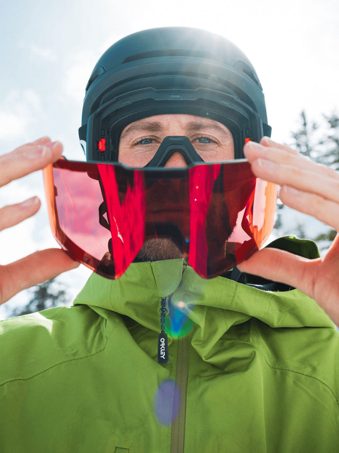 Oakley Line MIner Pro L Black/Prizm Torch Irid + Lens Goggle | MATTE BLACK/PRIZM TORCH IRID