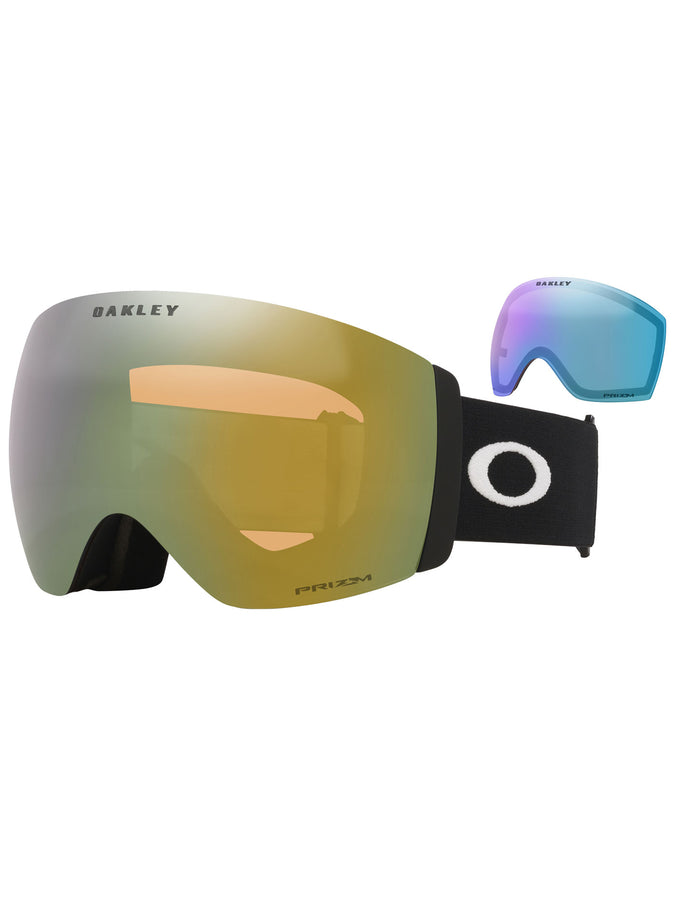 Oakley Flight Deck Pro L Black/Sage Gold + Prizm Iced Goggle | MATTE BLACK/PRIZM SAGE GOLD