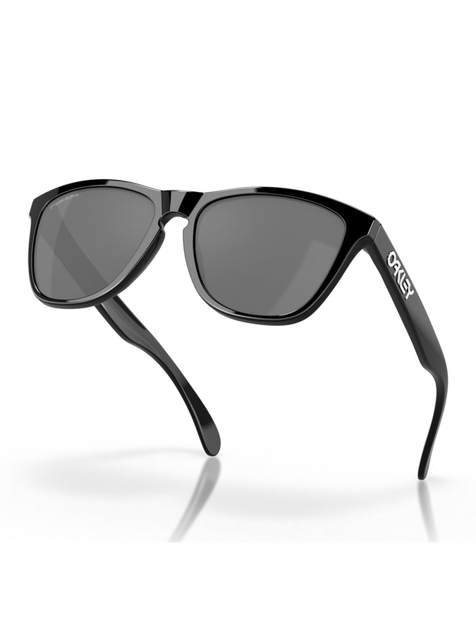 Oakley Frogskins Polished Black/Prizm Black Sunglasses | PLSH BLACK/PRIZM BLACK