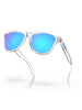 Oakley Frogskins Crystal Clear/Prizm Sapphire Sunglasses