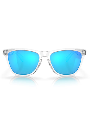 Oakley Frogskin Crystal Clear/Prizm Sapphire Irid Sunglasses