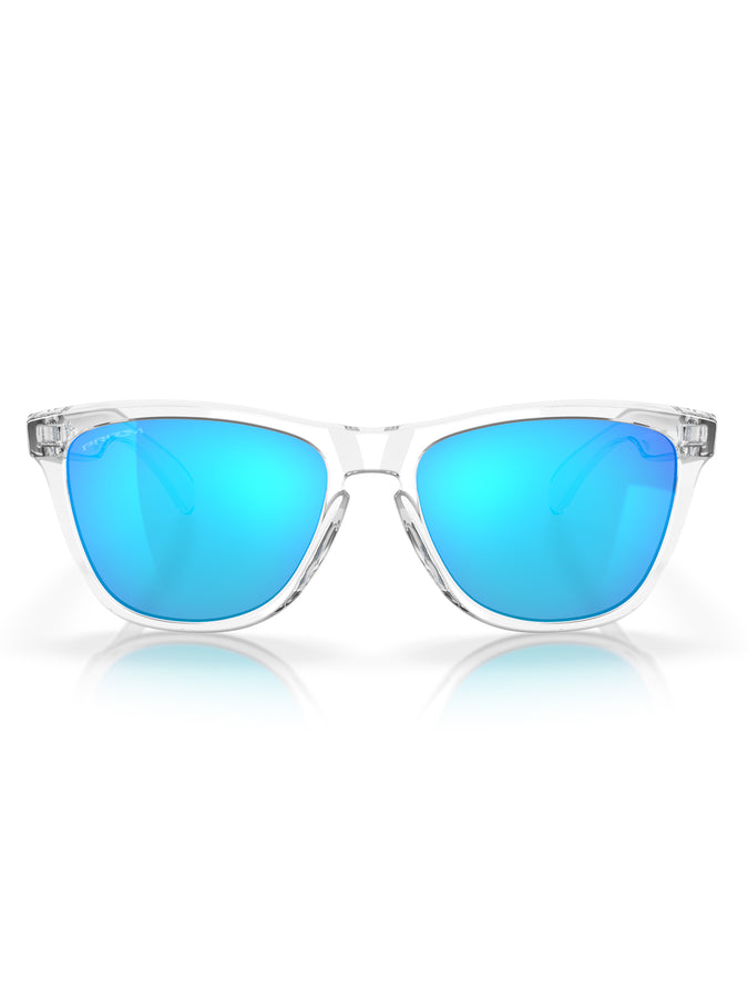 Oakley Frogskin Crystal Clear/Prizm Sapphire Irid Sunglasses | CRYSTAL CLR/PRZM SAP IRID