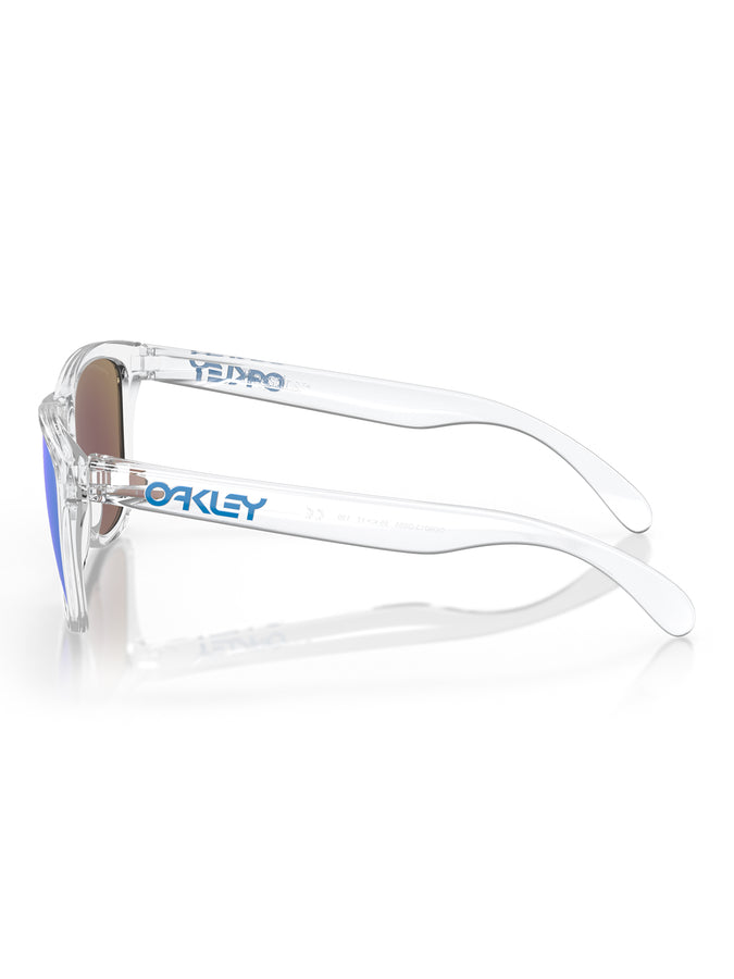 Oakley Frogskins Crystal Clear/Prizm Sapphire Sunglasses | CRYSTAL CLEAR/PRIZM SAPPHIRE