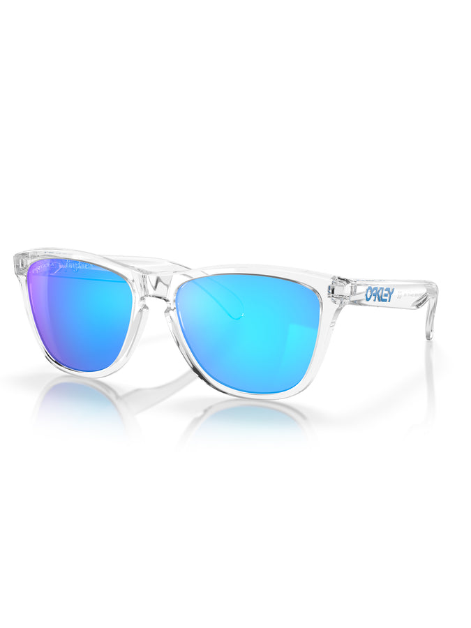 Oakley Frogskins Crystal Clear/Prizm Sapphire Sunglasses | CRYSTAL CLEAR/PRIZM SAPPHIRE