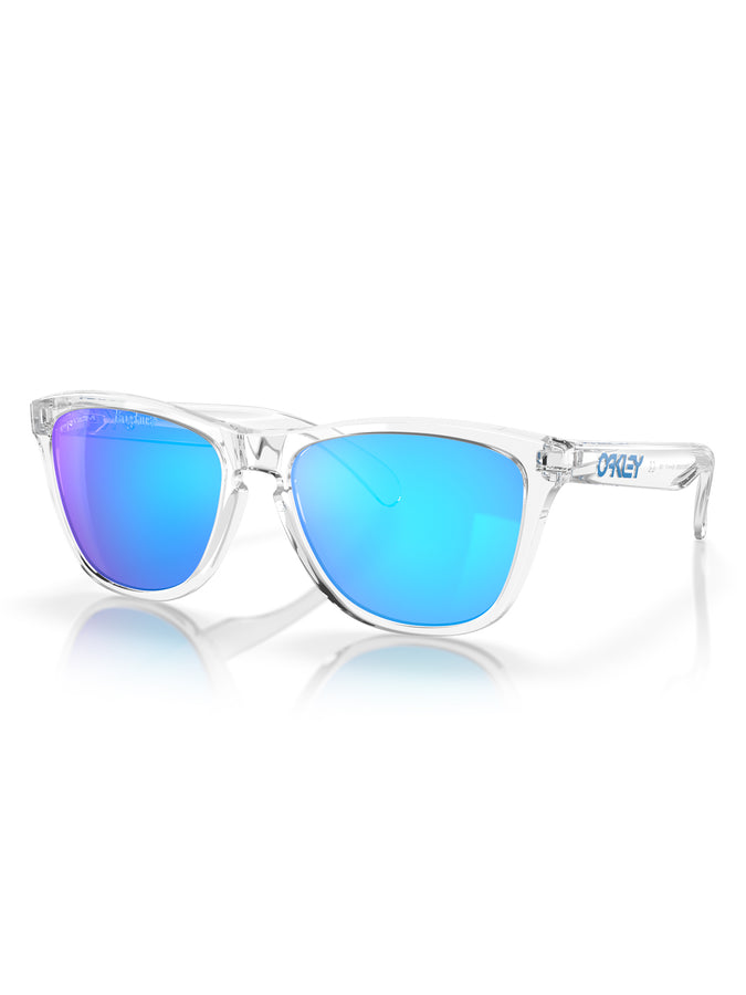 Oakley Frogskin Crystal Clear/Prizm Sapphire Irid Sunglasses | CRYSTAL CLR/PRZM SAP IRID