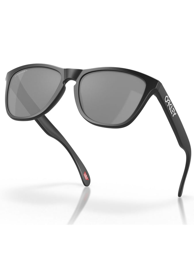 Oakley 2024 Frogskins Matte Black/Prizm Black Polarized Sunglasses | MATTE BLACK/PRIZM BLACK