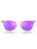 Oakley Frogskin Polished Clear/Prizm Violet Sunglasses