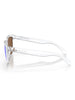 Oakley Frogskin Polished Clear/Prizm Violet Sunglasses