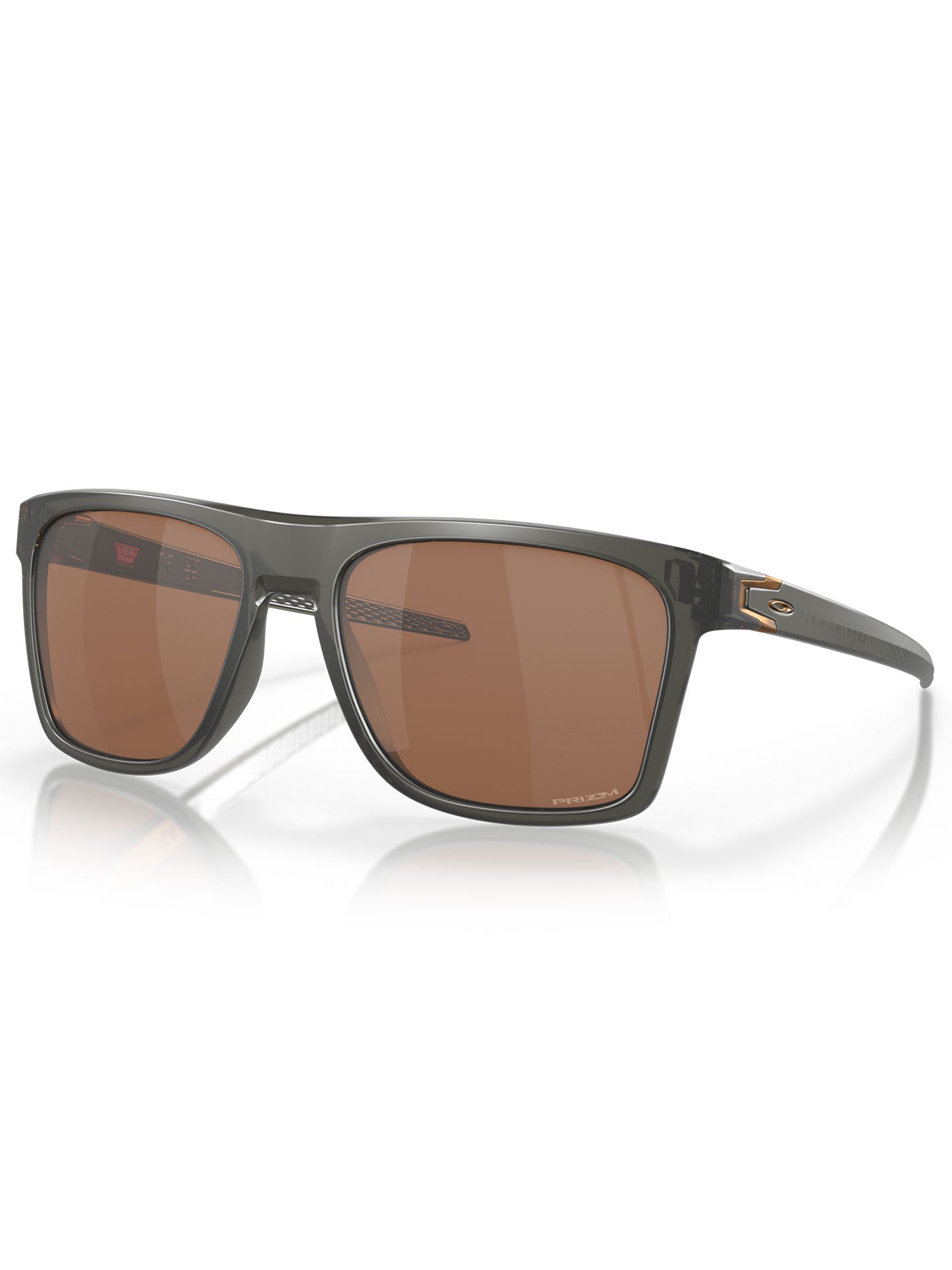 Oakley Leffingwell Matte Grey/Prizm Tungsten Sunglasses
