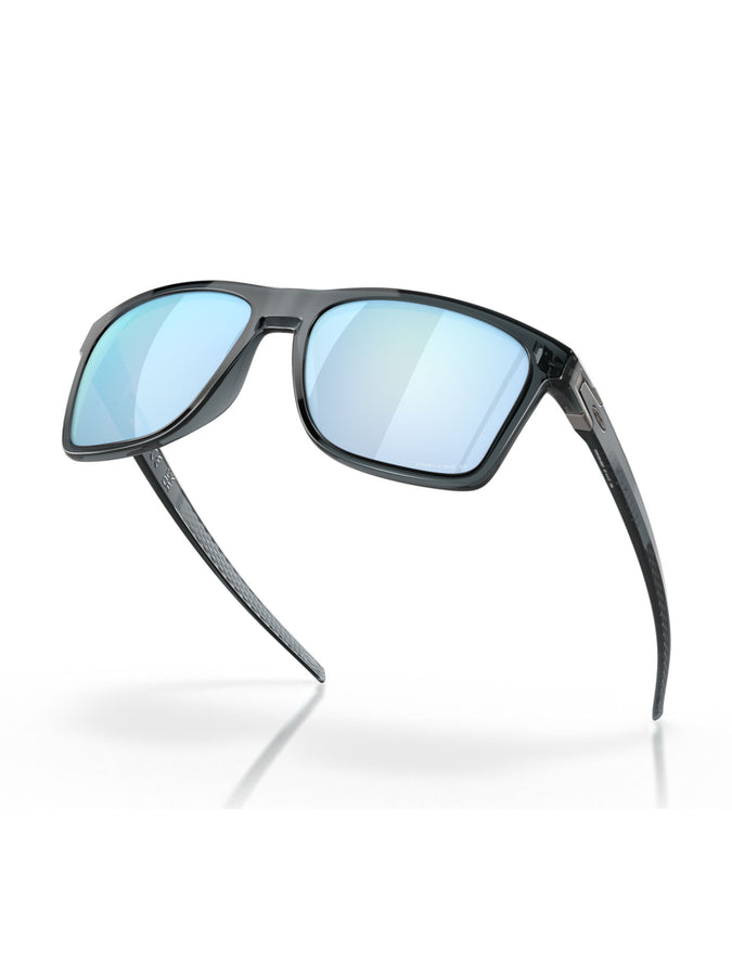 Oakley Leffingwell Crystal Black/Prizm Deep Water Polarized Sunglasses | CRYSTAL BLACK/PRIZM DEEP WATER