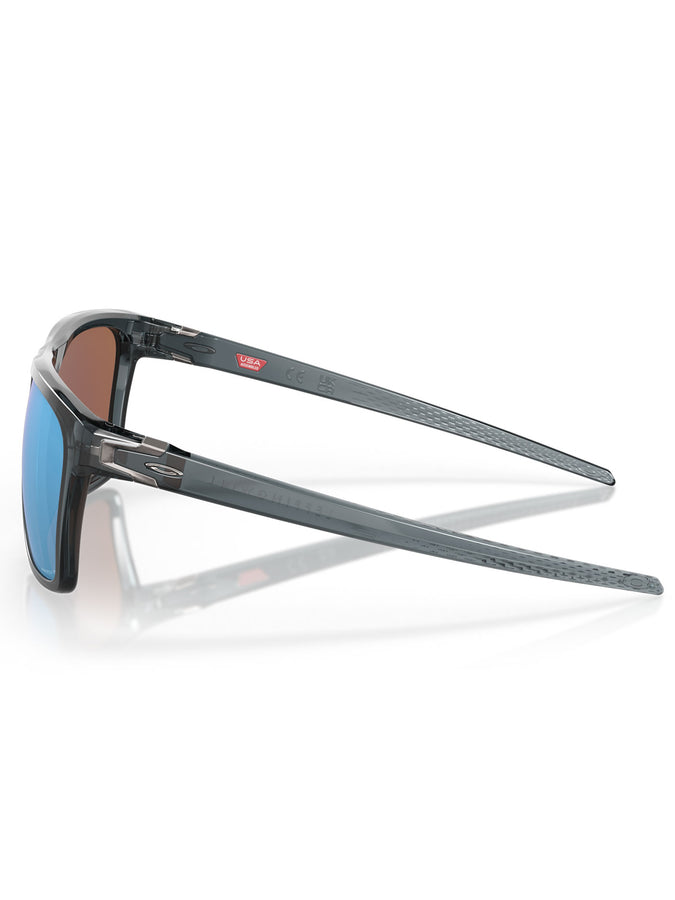 Oakley Leffingwell Crystal Black/Prizm Deep Water Polarized Sunglasses | CRYSTAL BLACK/PRIZM DEEP WATER