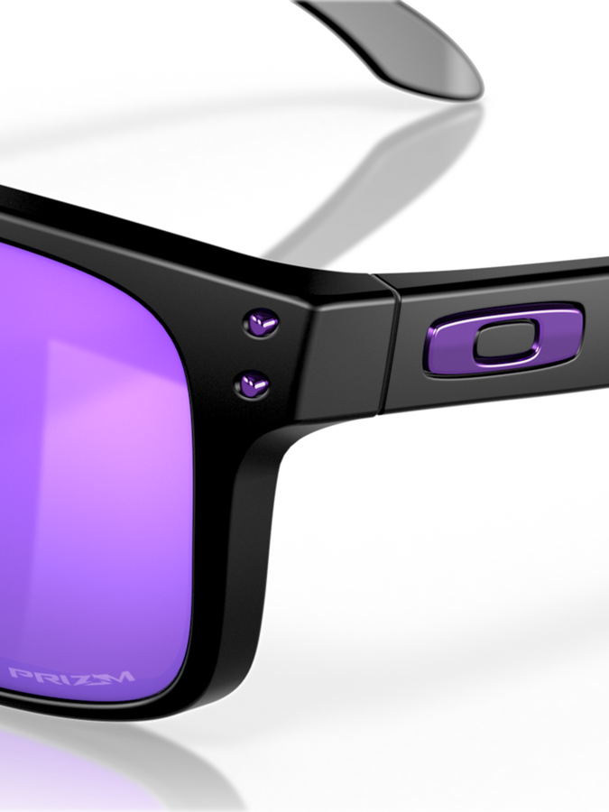 Oakley Holbrook Matte Black/Prizm Violet Sunglasses | MATTE BLACK/PRIZM VIOLET