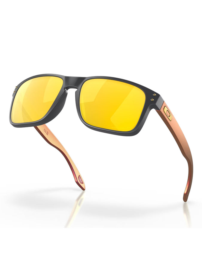 Oakley Holbrook Matte Carbon/Prizm 24k Polarized Sunglasses | MAT CARBON/PRIZM 24K POL