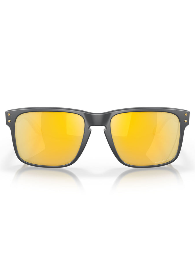 Oakley Holbrook Matte Carbon/Prizm 24K Polarized Sunglasses | MATTE CARBON/PRIZM 24K