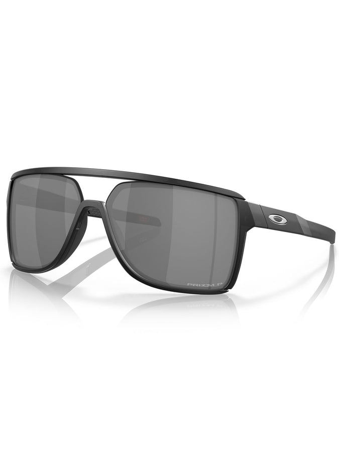 Oakley 2024 Castel Matte Black/Prizm Black Polarized Sunglasses | MATTE BLACK/PRIZM BLACK 