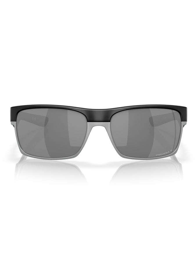Oakley Two Face Matte BLack/Prizm Black Irid Polar Sunglasses | MAT BLK/PRIZM BLK IRI POL