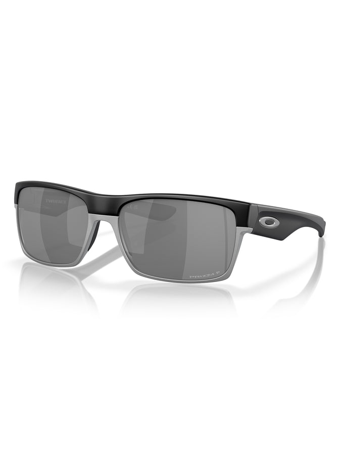 Oakley Two Face Matte BLack/Prizm Black Irid Polar Sunglasses | MAT BLK/PRIZM BLK IRI POL
