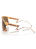 Oakley Bxtr Metal Matte Transparent Light Curry/Prizm Bronze Sunglasses