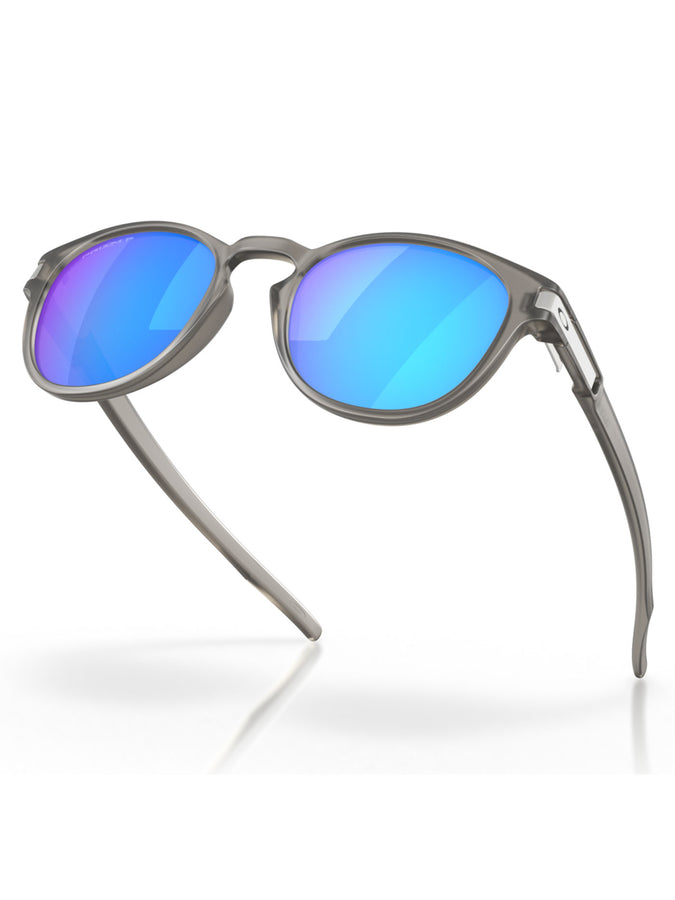 Oakley Latch Matte Grey/Prizm Sapphire Polarized Sunglasses | GREY INK/PRIZM SAPPHIRE