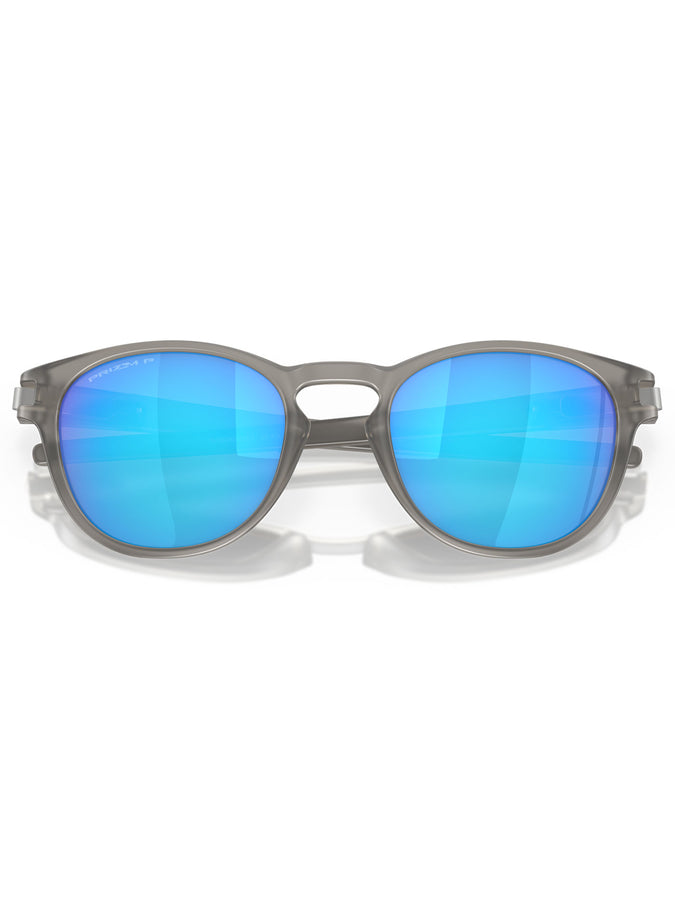 Oakley Latch Matte Grey/Prizm Sapphire Polarized Sunglasses | GREY INK/PRIZM SAPPHIRE