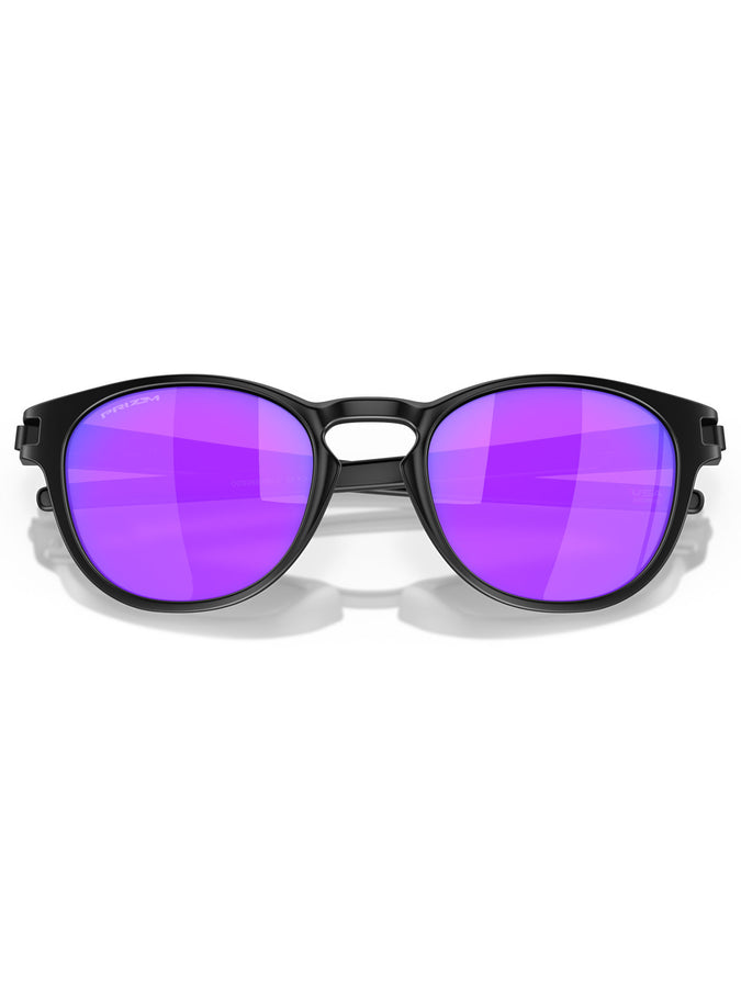 Oakley Latch Matte Black/Prizm Violet Sunglasses | MATTE BLACK/PRIZM VIOLET