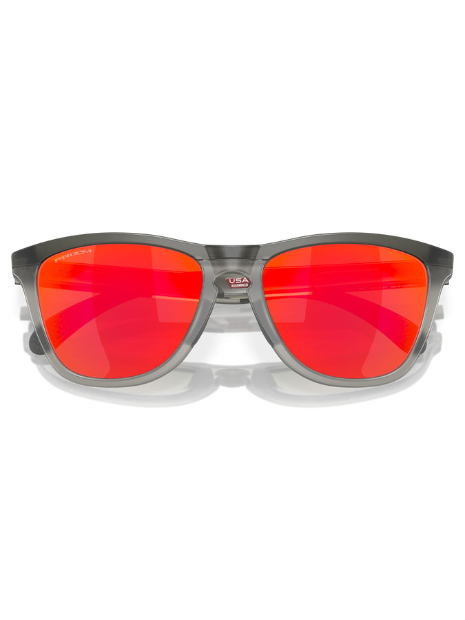 Oakley Frogskins Range Matte Grey Smoke/Prizm Ruby Sunglasses | MATTE GREY SMOKE/PRIZM RUBY