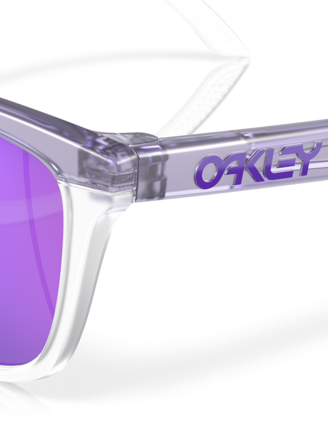 Oakley Frogskins Hybrid Matte Lilac Prizm Clear/Prizm Violet Sunglasses | MATTE TRANS LILAC/PRIZM VIOLET 