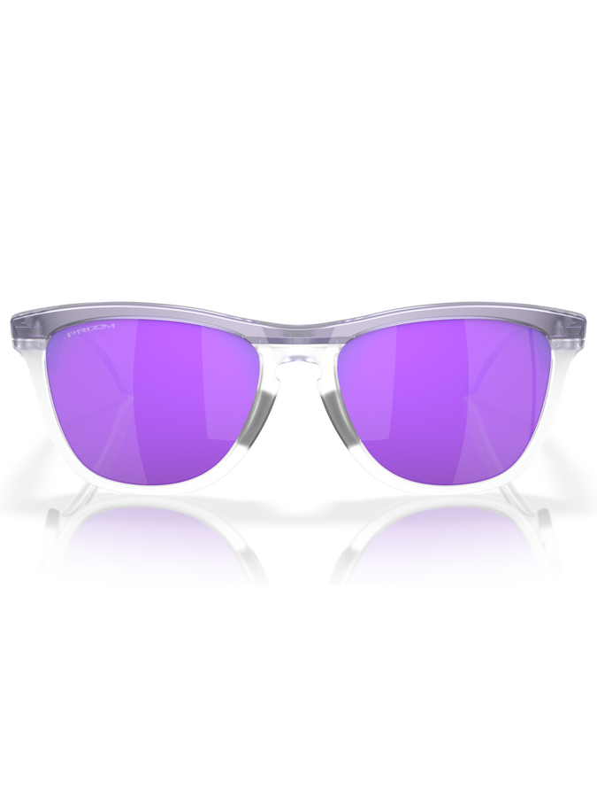 Oakley Frogskins Hybrid Matte Lilac Prizm Clear/Prizm Violet Sunglasses | MATTE TRANS LILAC/PRIZM VIOLET 