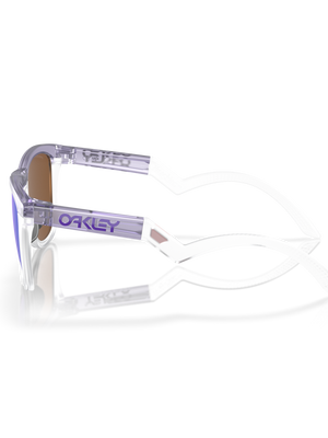 Oakley Frogskins Hbrid Mat Lilac Clear/Prizm Violet Sunglasses |EMPIRE