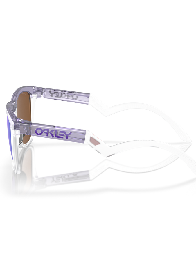 Oakley Frogskins Hybrid Matte Lilac Prizm Clear/Prizm Violet Sunglasses | MATTE TRANS LILAC/PRIZM VIOLET 